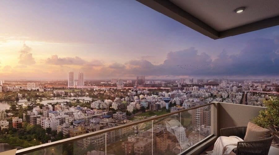 Srijan Town Square Newtown - balcony